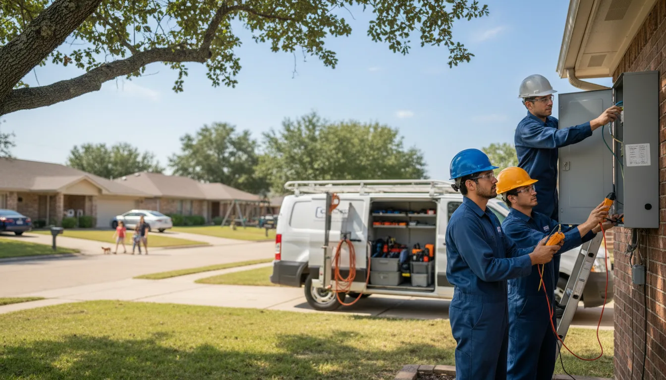 Certified electrician providing emergency electrical services in Olean, MO